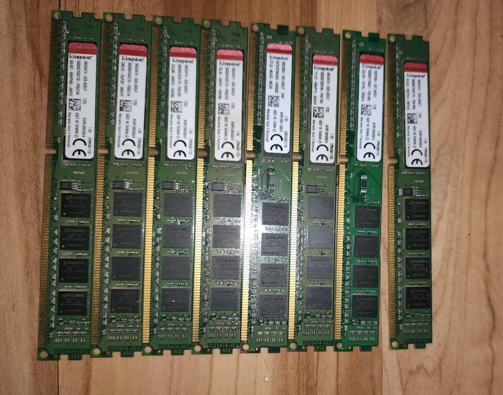 Lot - Kingston RAM 32GB (8 X4GB)