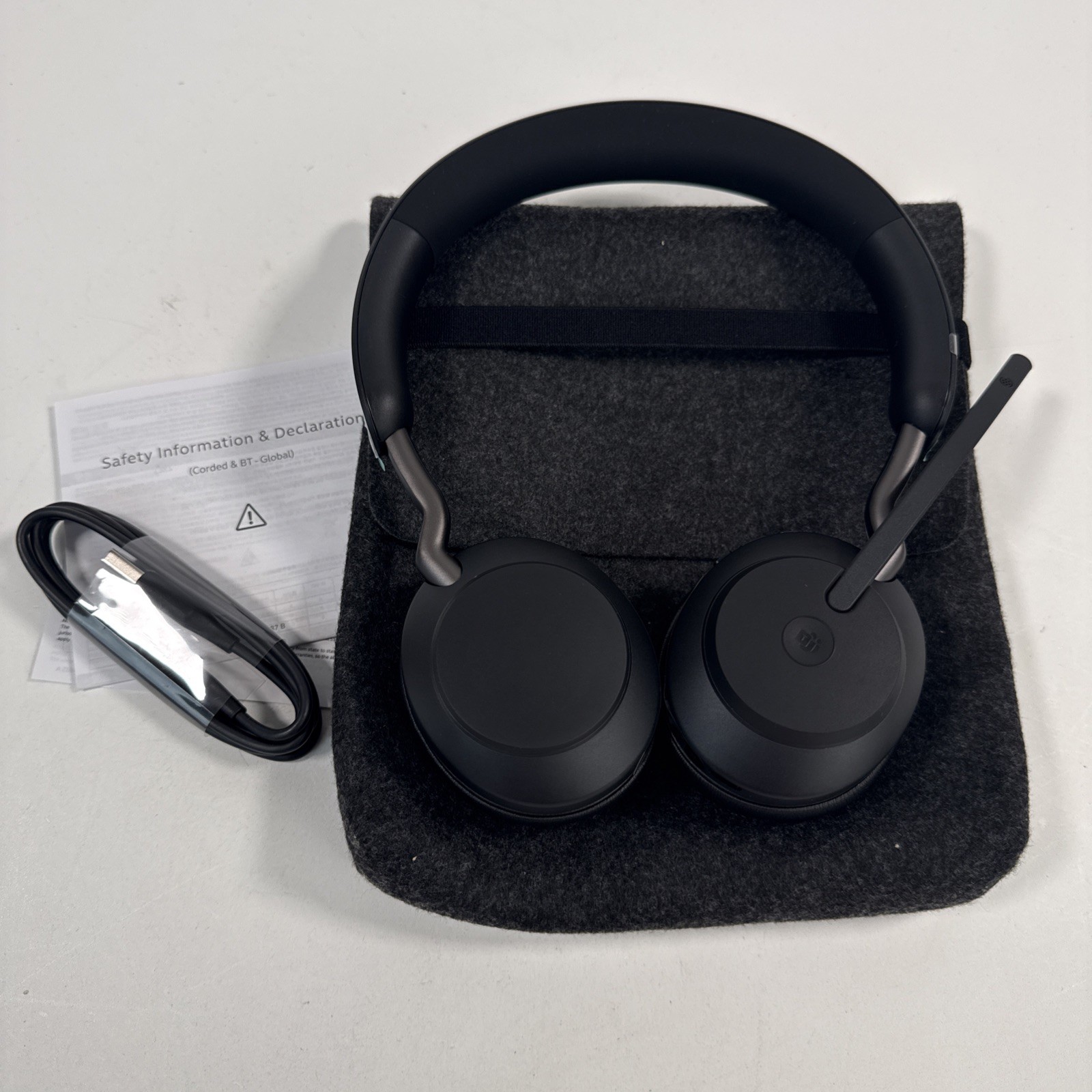 Jabra Evolve 2 65 Wireless USB-A Microsoft Teams Headset (26599-999-999) Black
