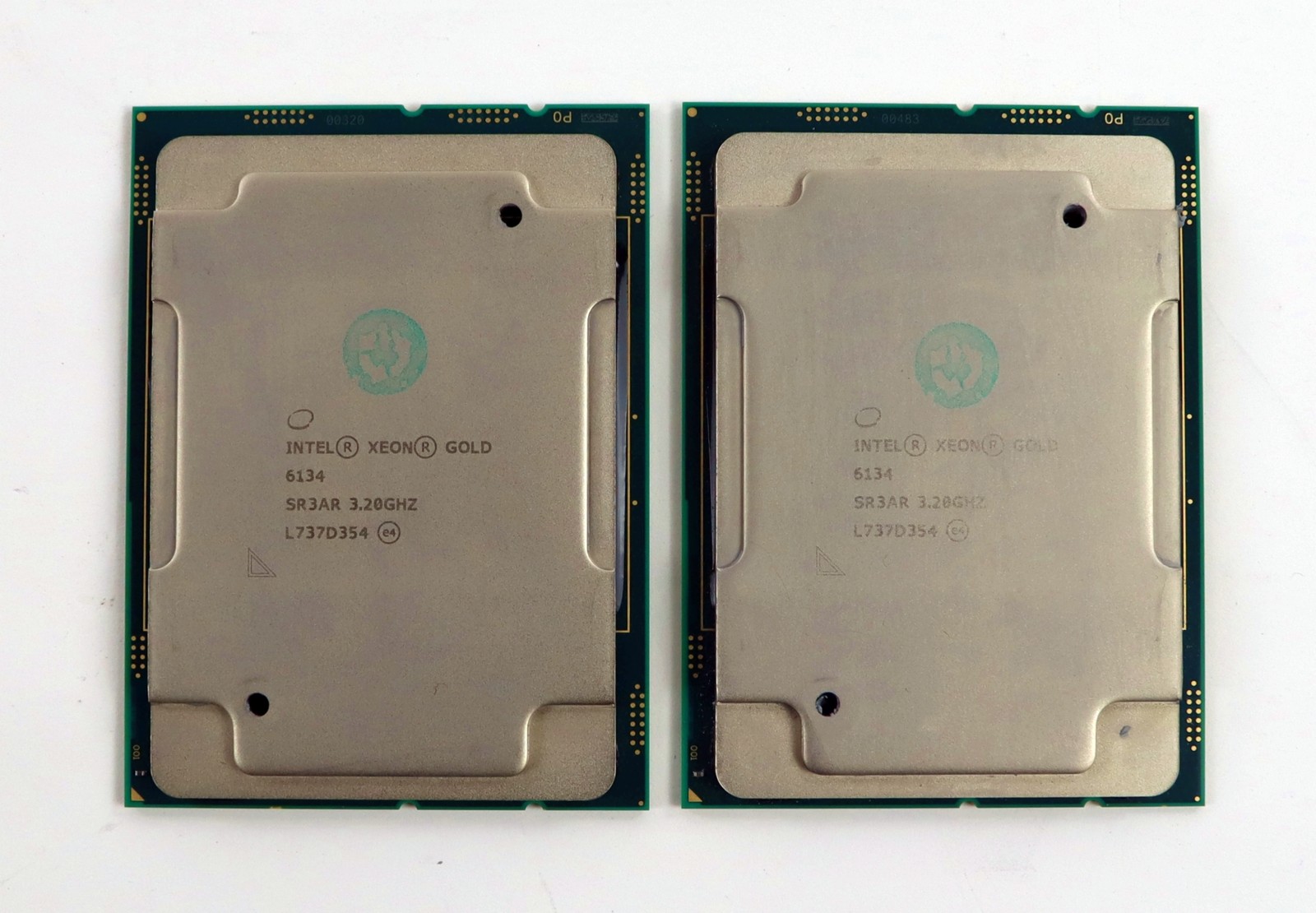 Lot 2 Intel Xeon Gold 6134 3.20GHz 8-Core LGA3647 Server Processor SR3AR
