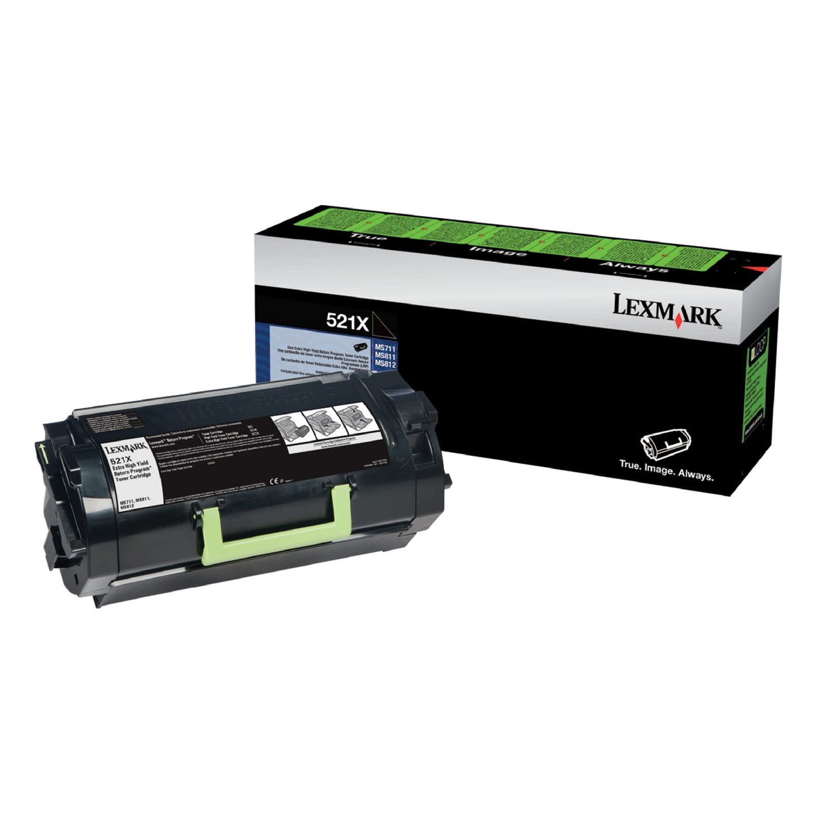 Lexmark 52D1X00 High Yield Return Program Toner Cartridge 2.00, Black