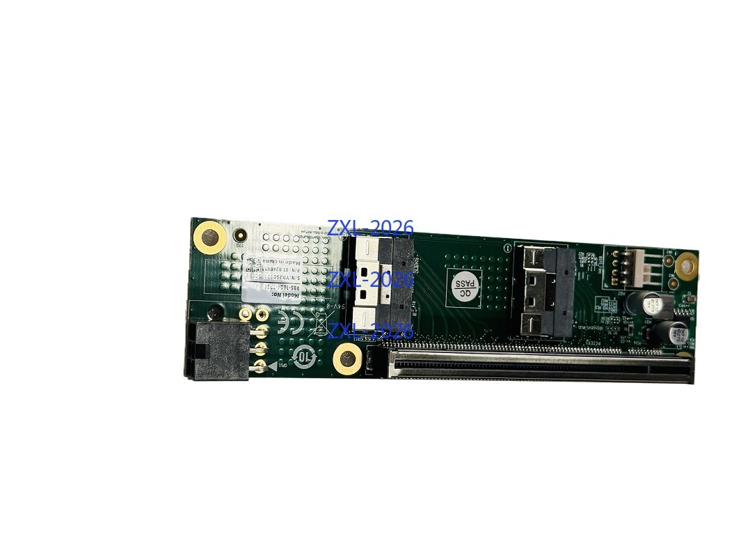 SlimSAS 8i x2 to PCIe 4.0 x16 Slot SFF-8654 Adapter Riser Card GEN4 for Network