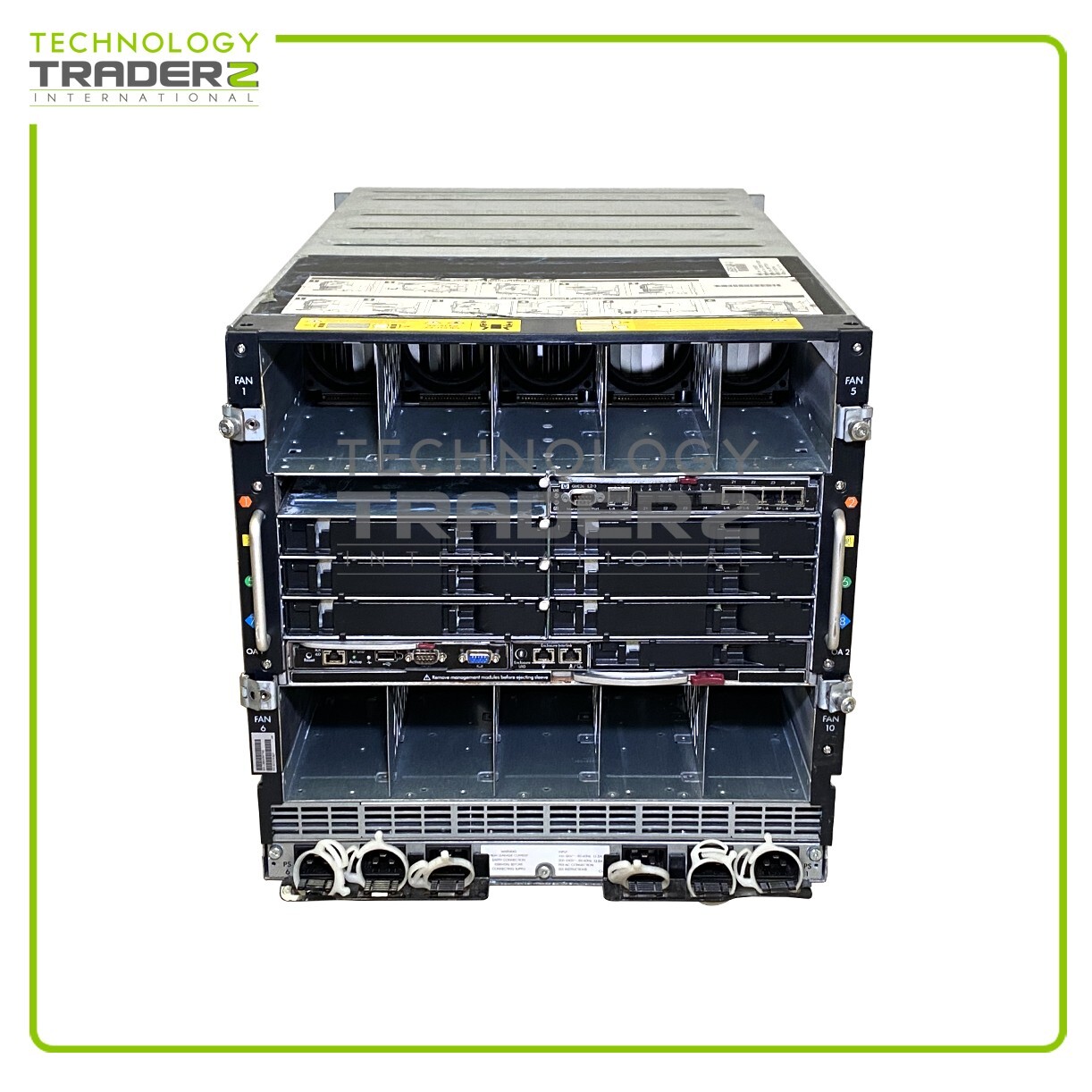 HP Bladesystem C7000 16xSlot Enclosure 507019-B21 W/ 6x 398026-001 1x 438030-B21