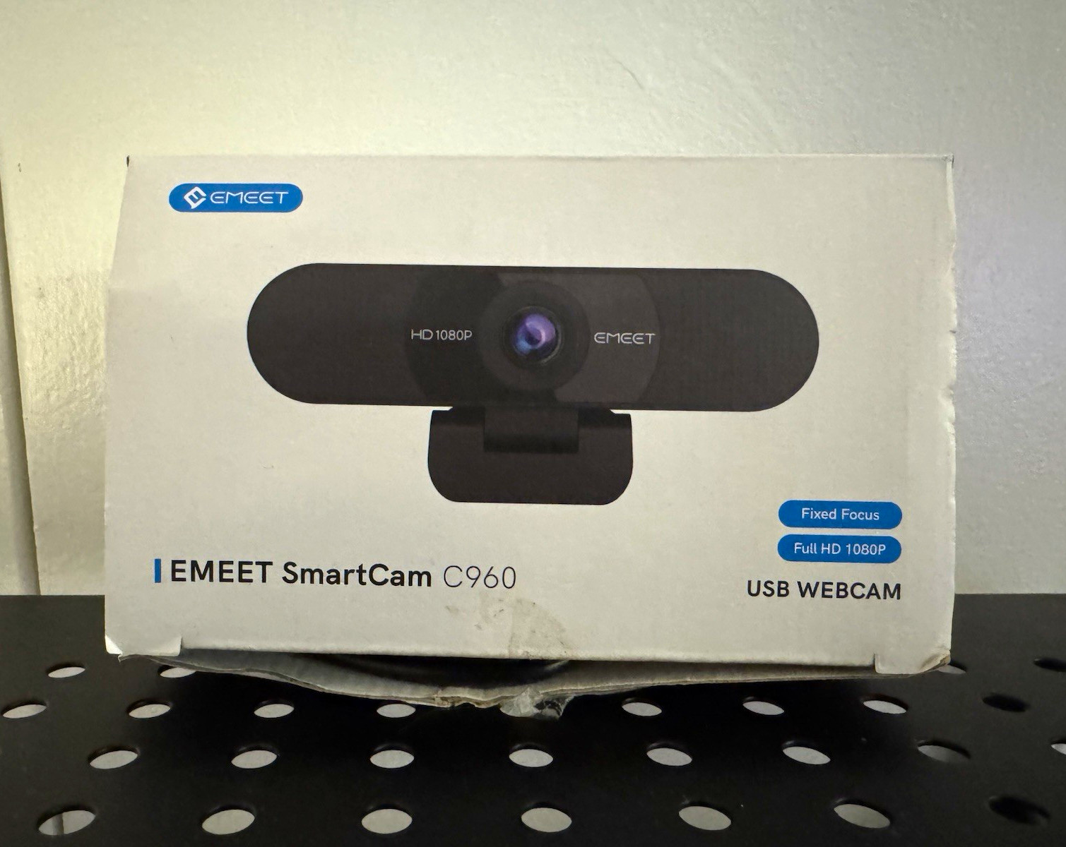 EMEET SmartCam C960 1080p USB Webcam with Microphone – Black – Heavily Used