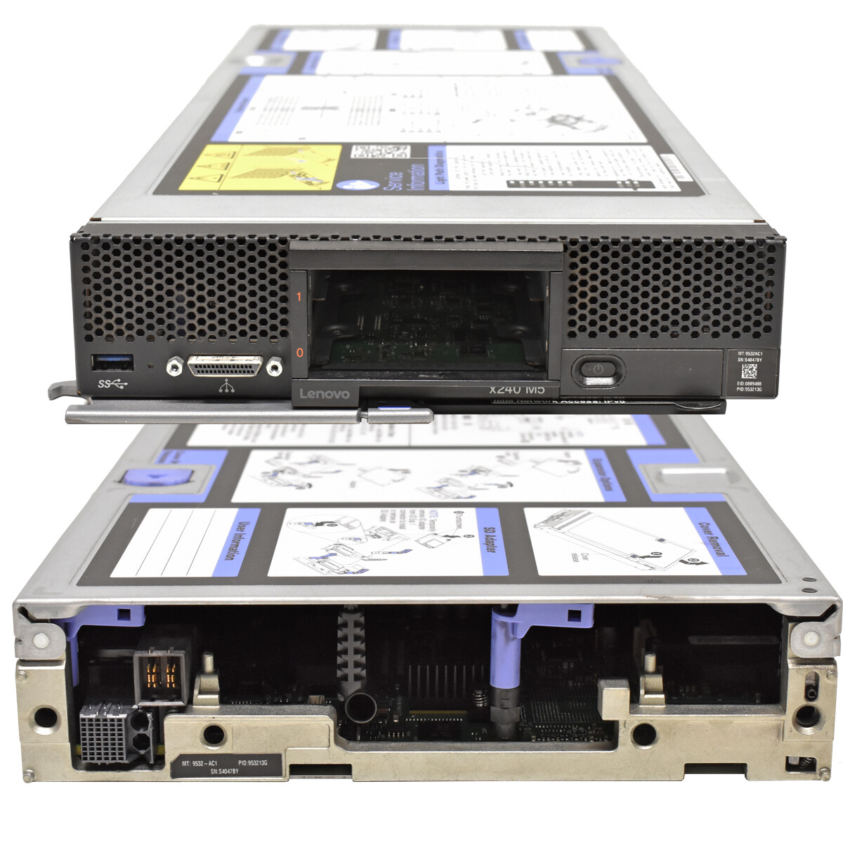 Lenovo Flex System X240 M5 9532-AC1 No CPU No RAM 2x Cooler 2x 2.5"