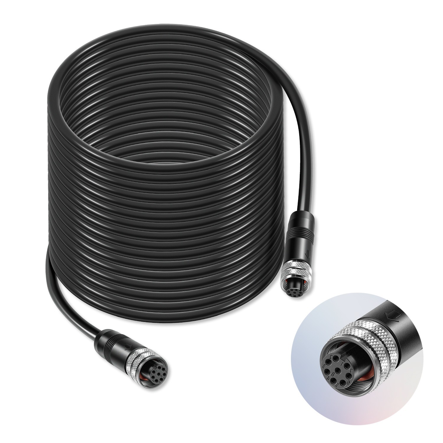 Replace for Humminbird 720073-4 Boat Ethernet Cable AS EC 30E Ethernet Cord 30ft