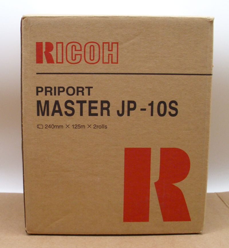 Ricoh Priport Master JP-10S 893023 240mmx125m x2 Rolls Priport JP 1010 Original Box A1