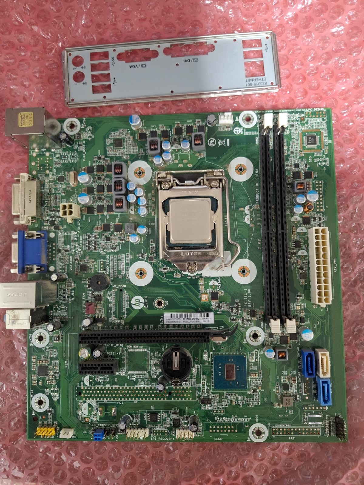 HP 280 G2 MT INTEL I3-6100 3.7GHz CPU DESKTOP MOTHERBOARD 828984-002