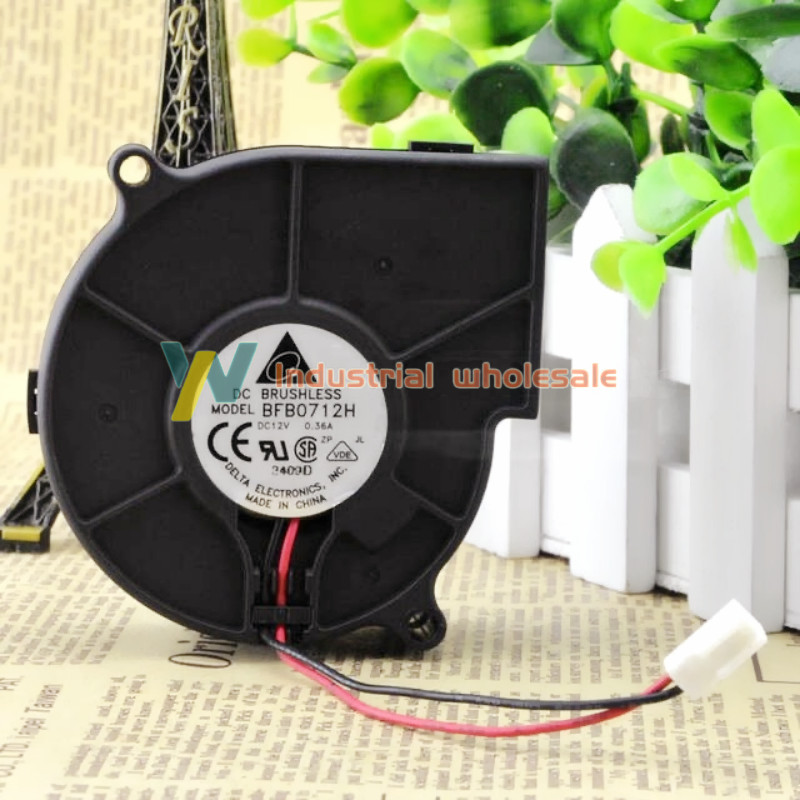 1pc Delta BFB0712H 7530 75mm x 30mm Blower Cooler Cooling Fan DC 12V 0.36A 2Pin