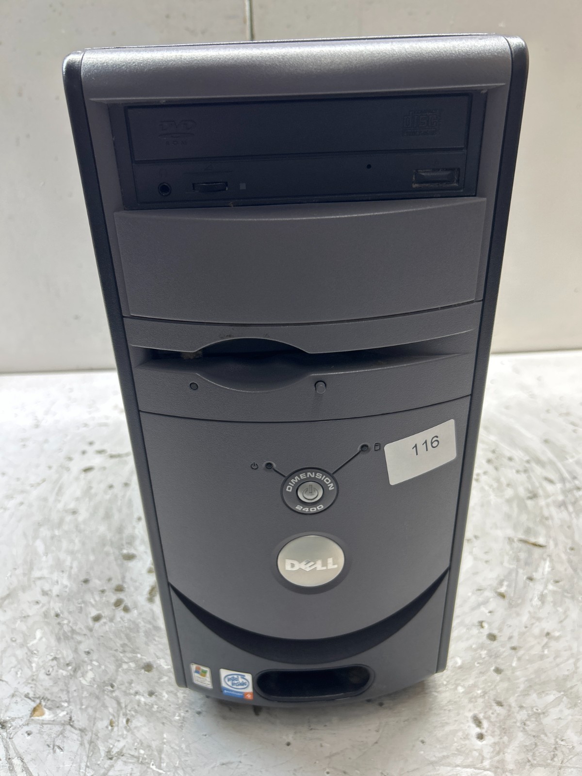 Dell Dimension 2400 Intel Pentium 4 2.10GHz 512MB 120GB SSD Windows 98