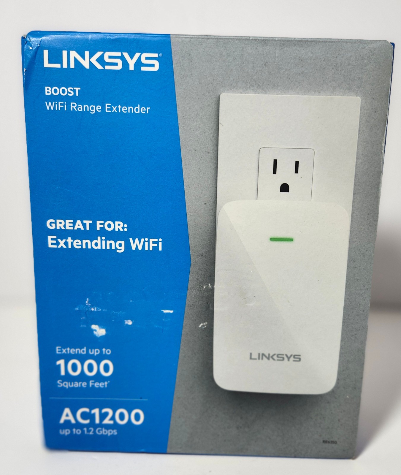 Linksys RE6350 AC1200 Dual-Band Boost WiFi Range Extender Open Box Tested