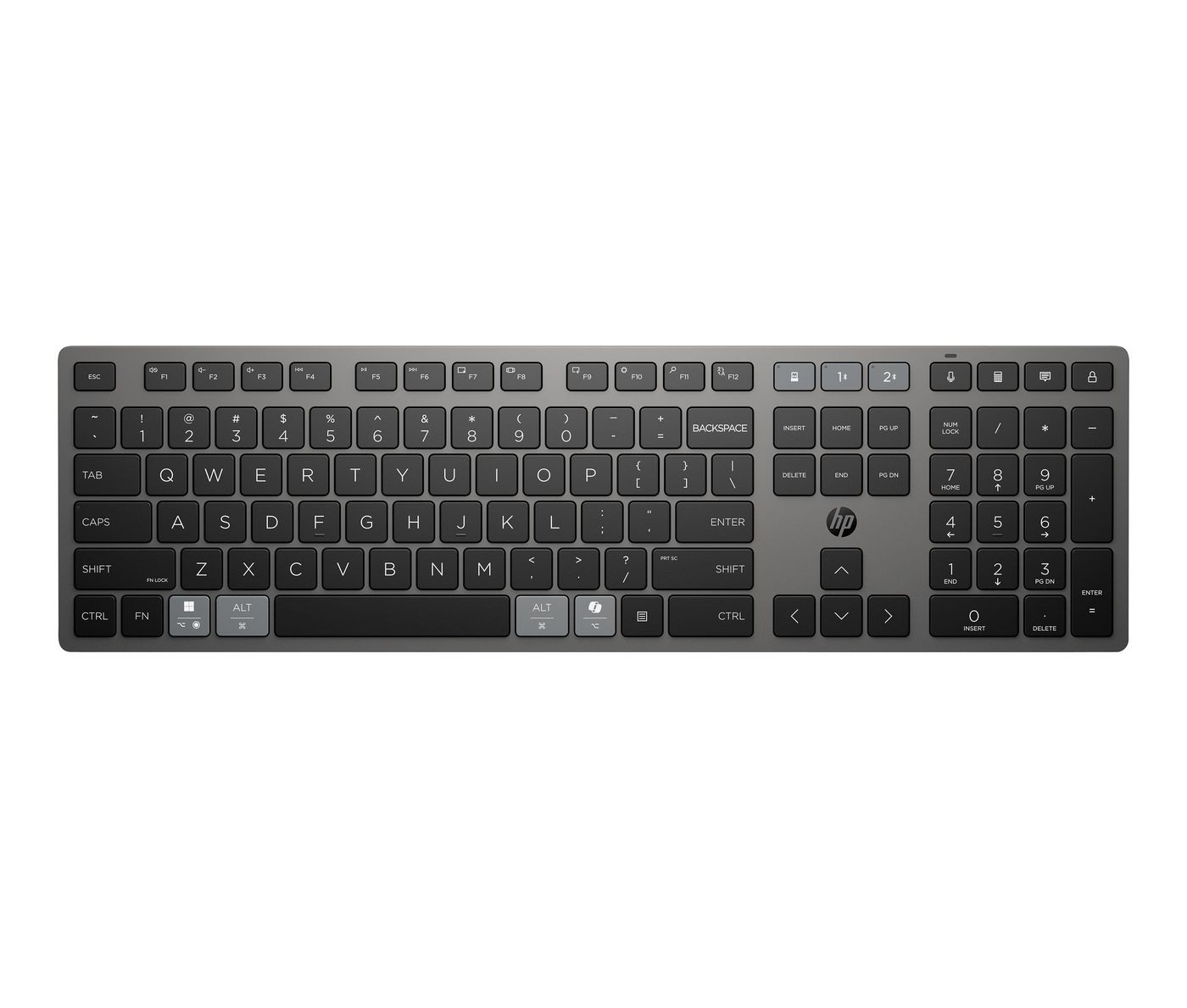 HP W129171527 9T5B2AA#ABD 725 Multi-Device Rechargeable Wireless Keyboard ~E~