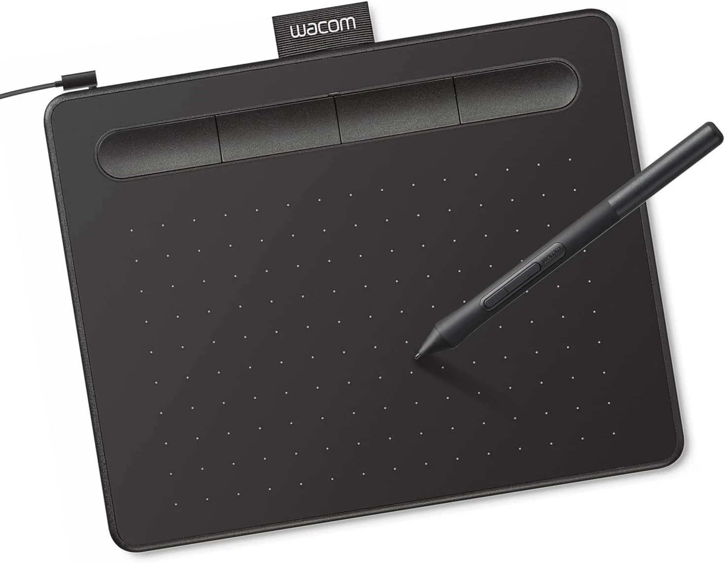 Intuos Medium Bluetooth Graphics Drawing Tablet, Portable for Teachers,