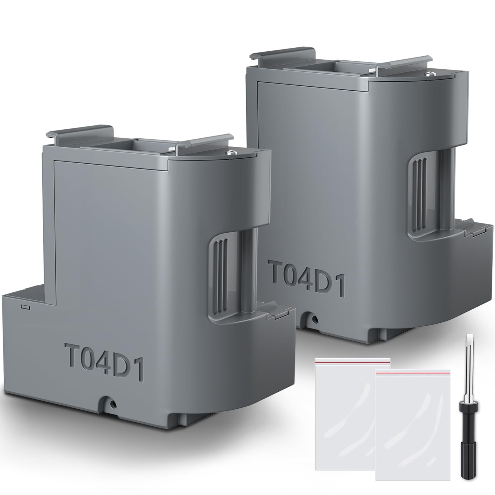 2 PCS T04D1/T04D100 Ink Maintenance Box Fits ET3750 ET15000 ET4760