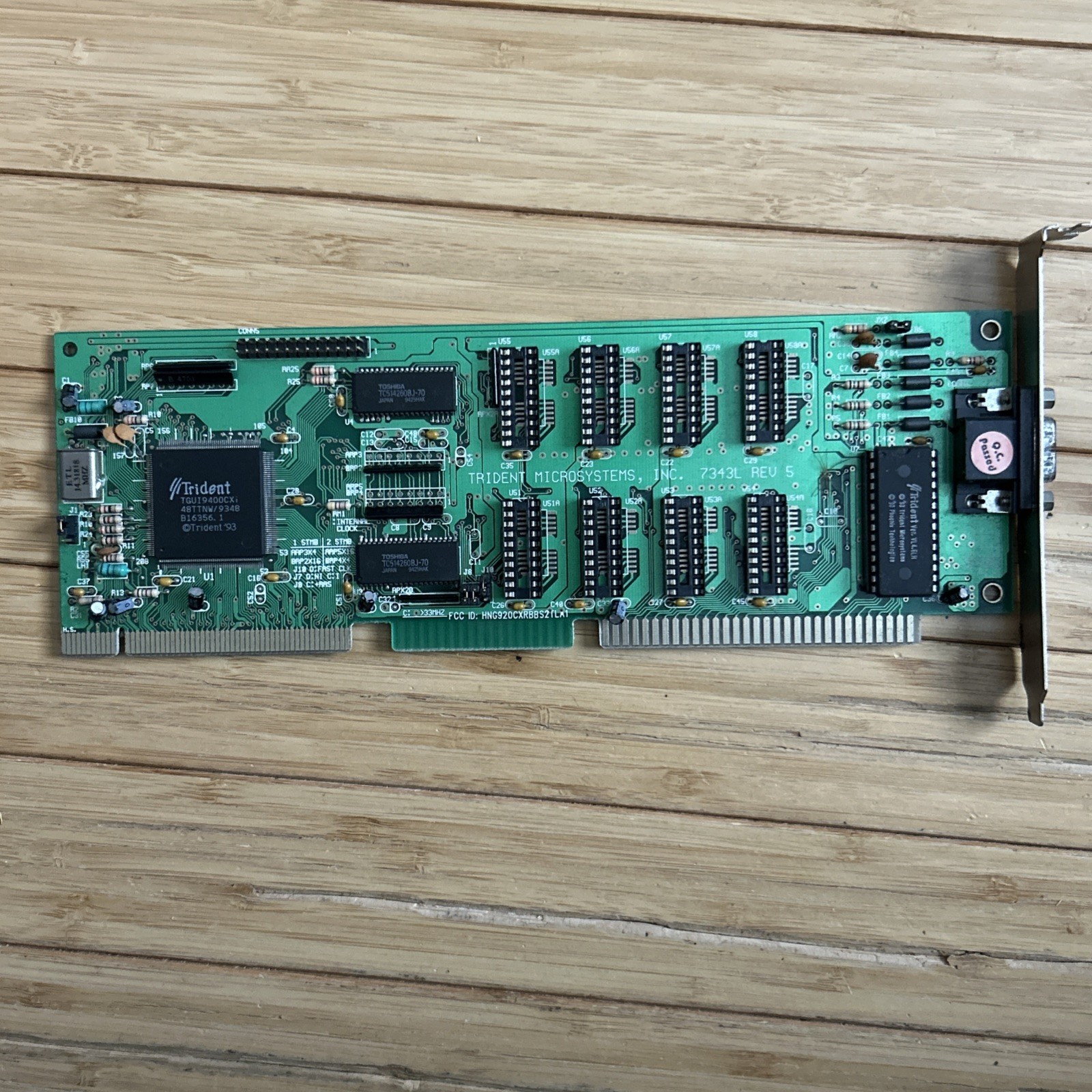Vintage Trident TGUI9400CXi Vintage Graphics Card For Parts Untested