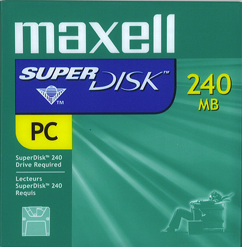 Maxell 570325 SuperDisk 240MB PC Format (10-pack) -NEW