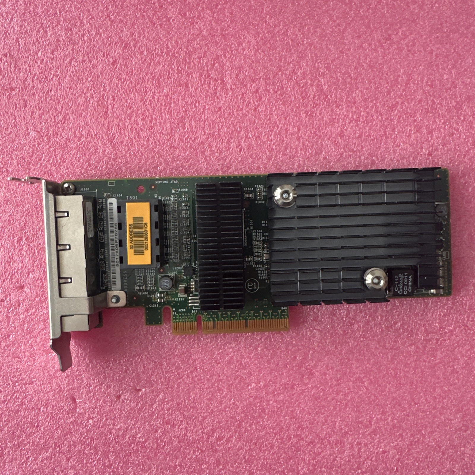 Sun 501-7606 ATLS1QGE 4-Port RJ45 PCIe 1Gbps Ethernet Network Card ✅SFF