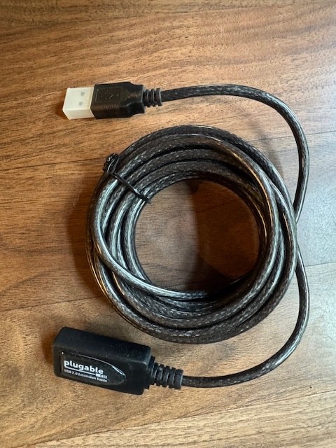 Plugable 5 Meter (16 Foot) USB 2.0 Active Extension Cable Type A Male - A Female
