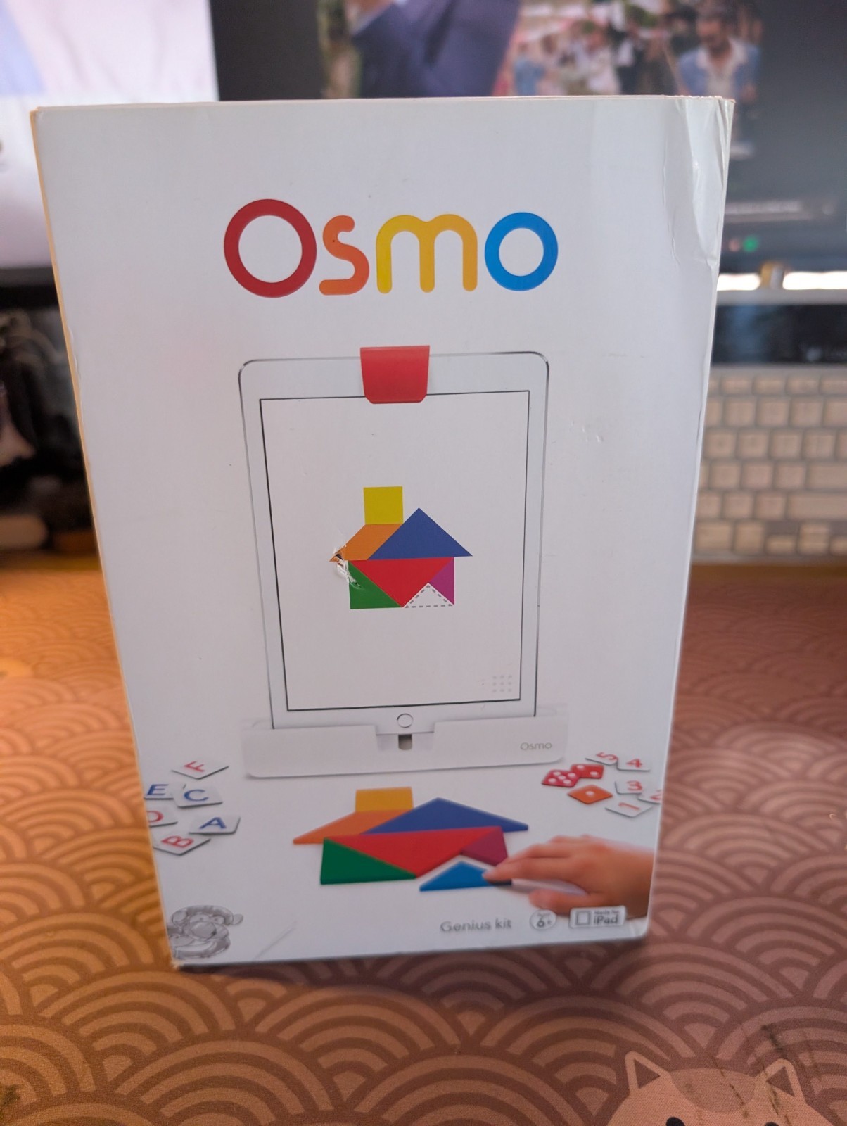 Osmo Genius Kit Base Words Numbers Tangram Educational Game Incomplete Set