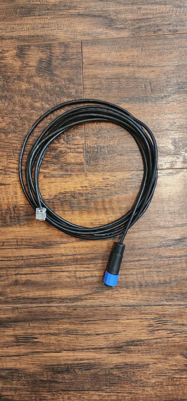 4 Pin Circular Connector To RJ45 10ft Cable IP28  30v