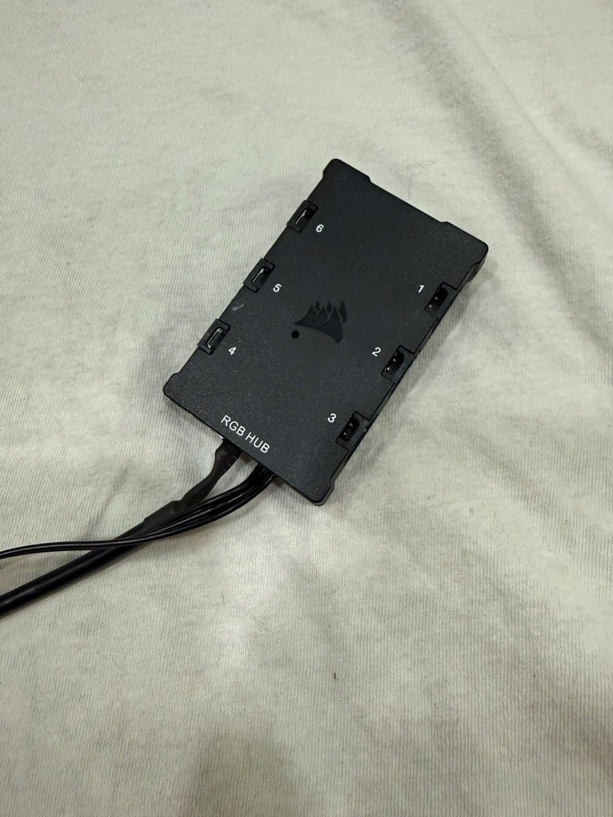 Corsair RGB Hub 6-Port LED Fan Hub Controller Module w/ Cables P/N 8940001
