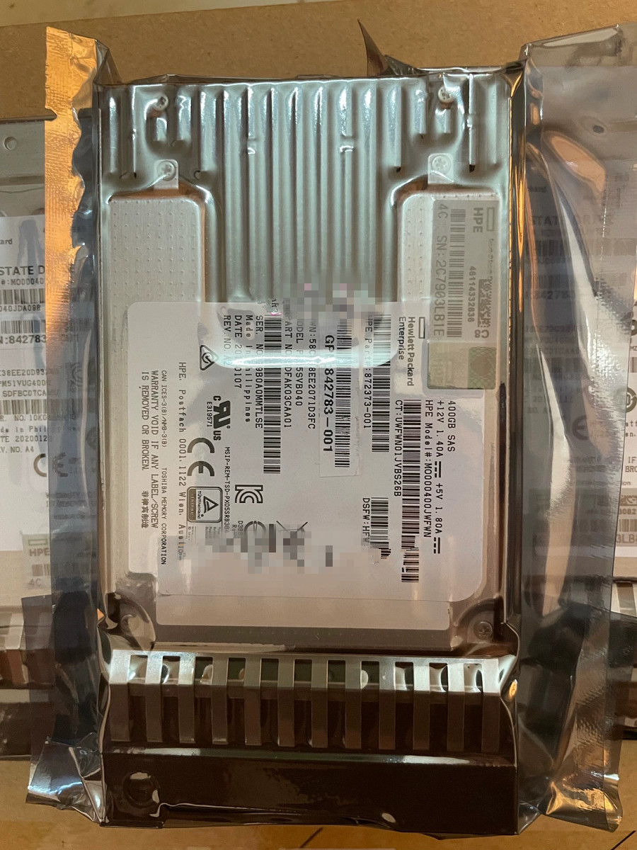 Compatible NEW HPE MSA N9X95A 841504-001 2.5″ 400GB SSD SAS 12G Mixed Use SSD