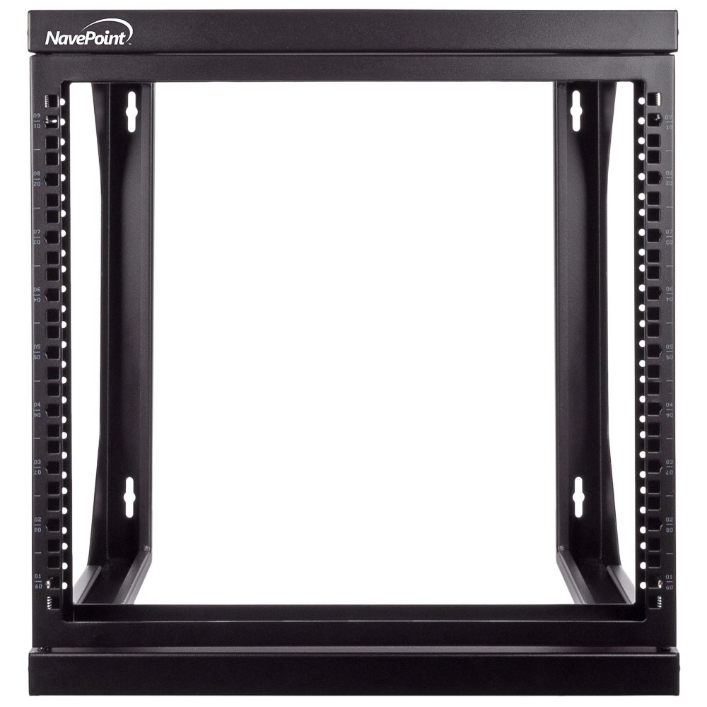 NavePoint Server Rack with Swing Gate -  Wall Mount Rack for 19 Inch IT