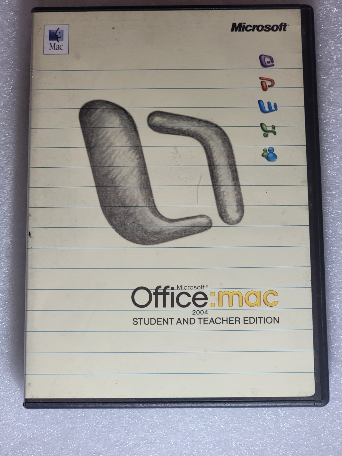 Microsoft Office 2004 for Mac Student and Teacher Edition - Software w/ Keys
