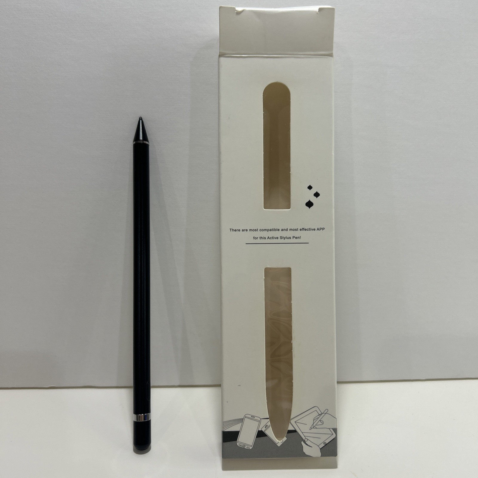 Stylus Pen BoxWave Accupoint - Silver - Superfine Nib 1-2mm