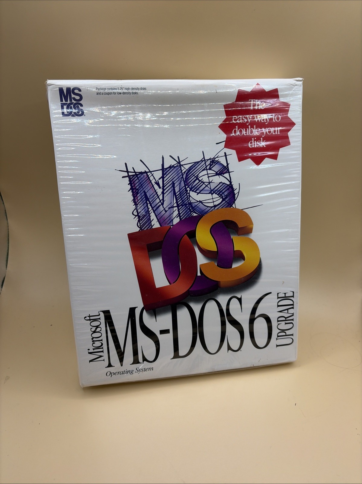 Vintage Microsoft MS DOS 6 Upgrade 3.5" Disks Operating System Brand New Sealed