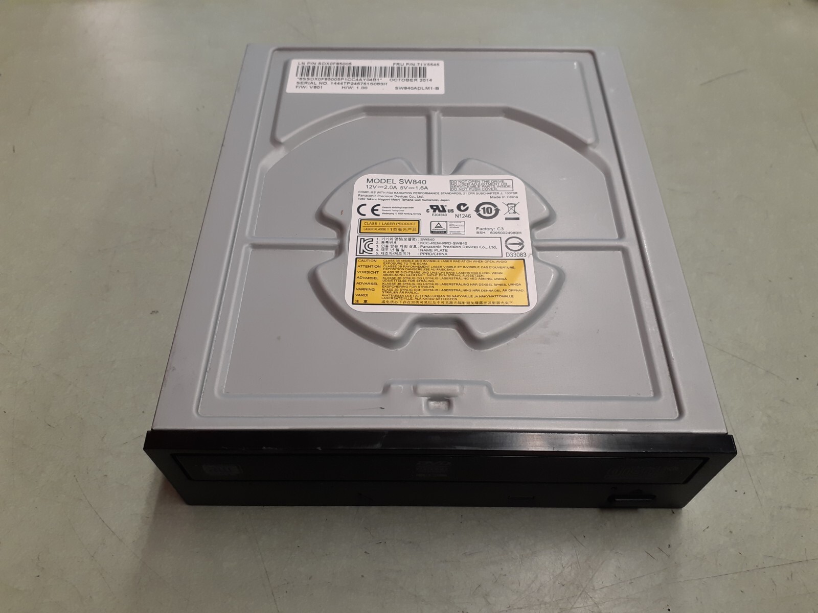 Panasonic SW840 DVD/CD Rewritable Drive - Black Bezel