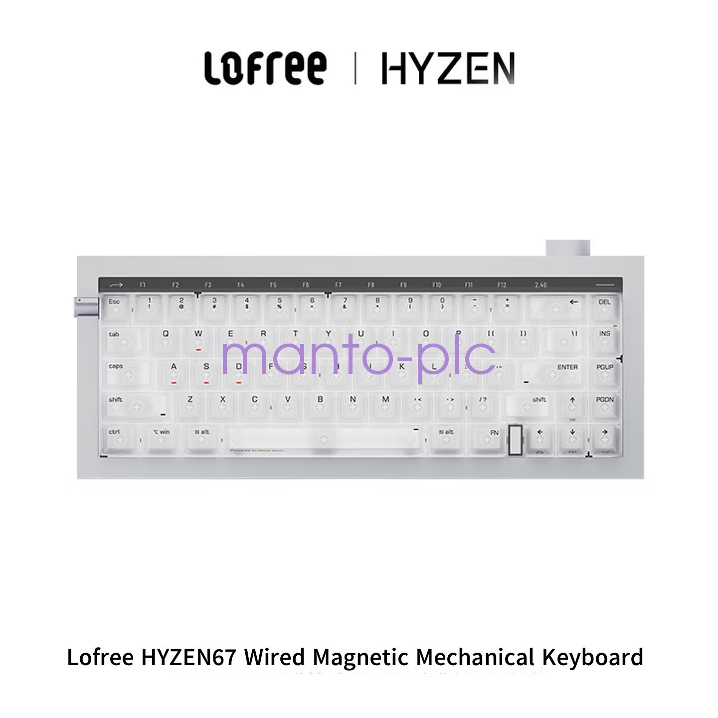 Lofree HYZEN67 wired magnetic axis mechanical keyboard Silver*M