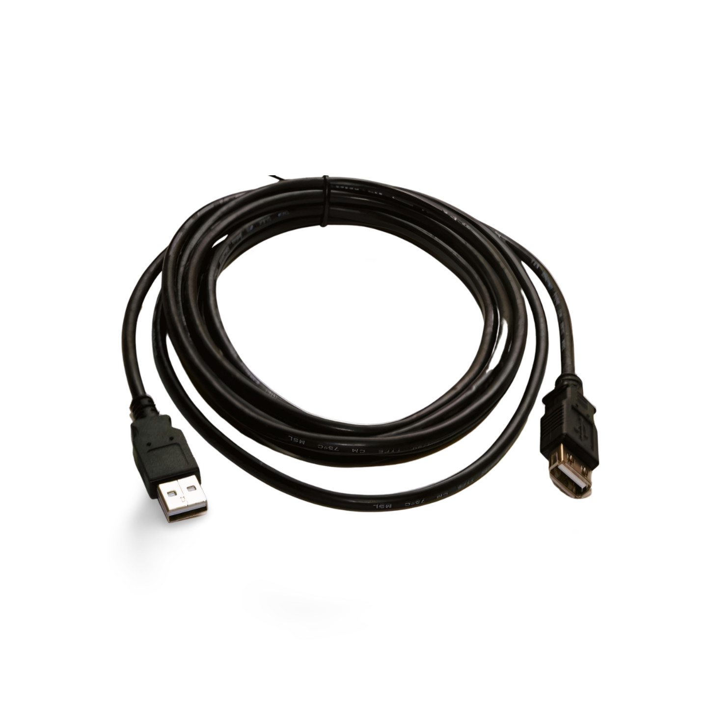 10ft USB 2.0 Extension Cable A Male to A Female - Black