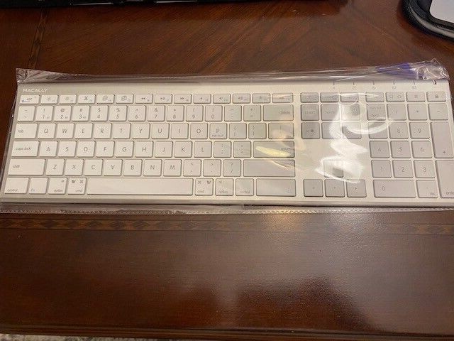 NIB Macally Wireless Bluetooth Keyboard for Mac or Windows PC 