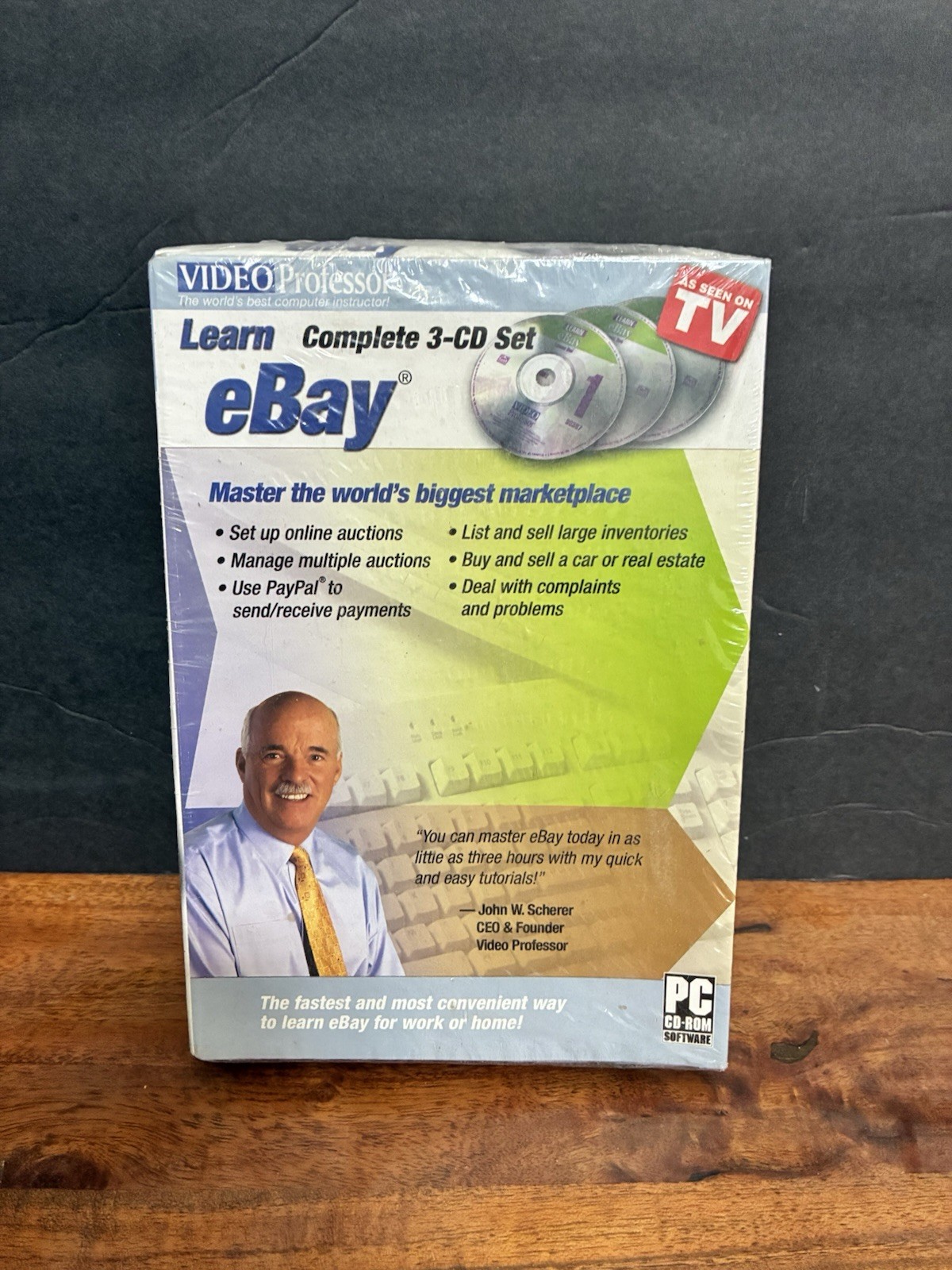 Video Professor Learn To Buy Sell On eBay 3-CD PC Only As Seen On TV 2006 Sealed