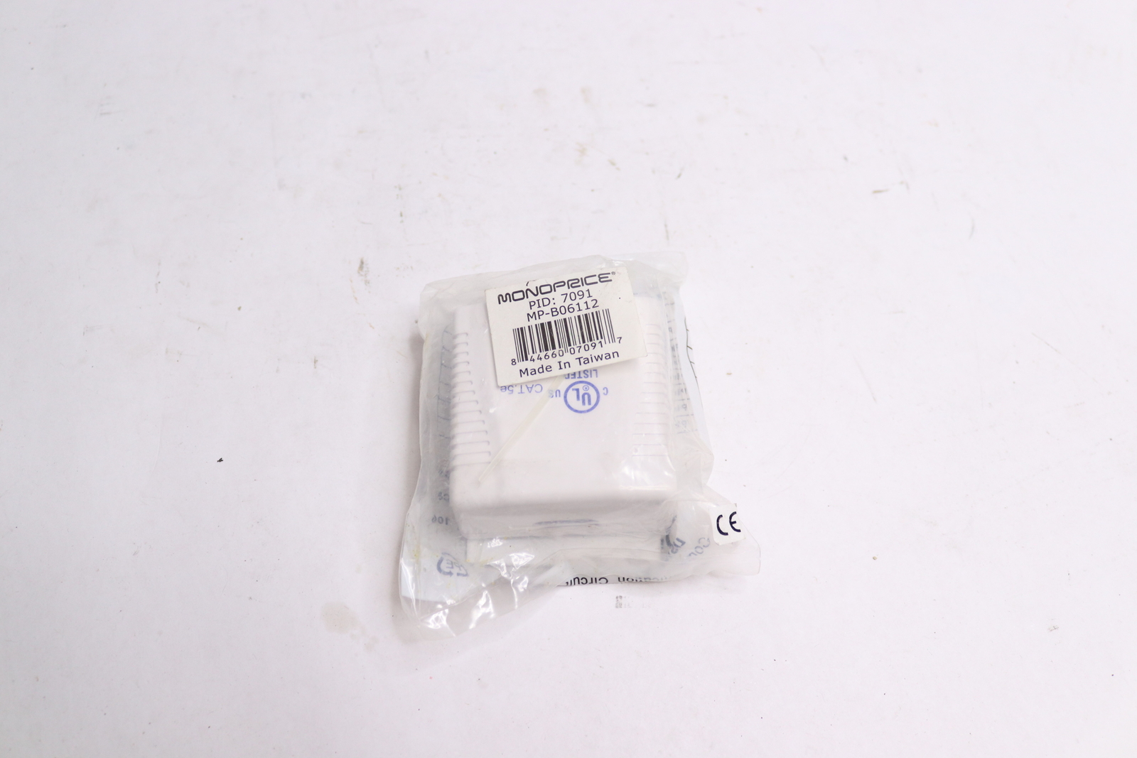 (2-Pk) Monoprice Surface Mount Box Cat5e Double MP-B06112