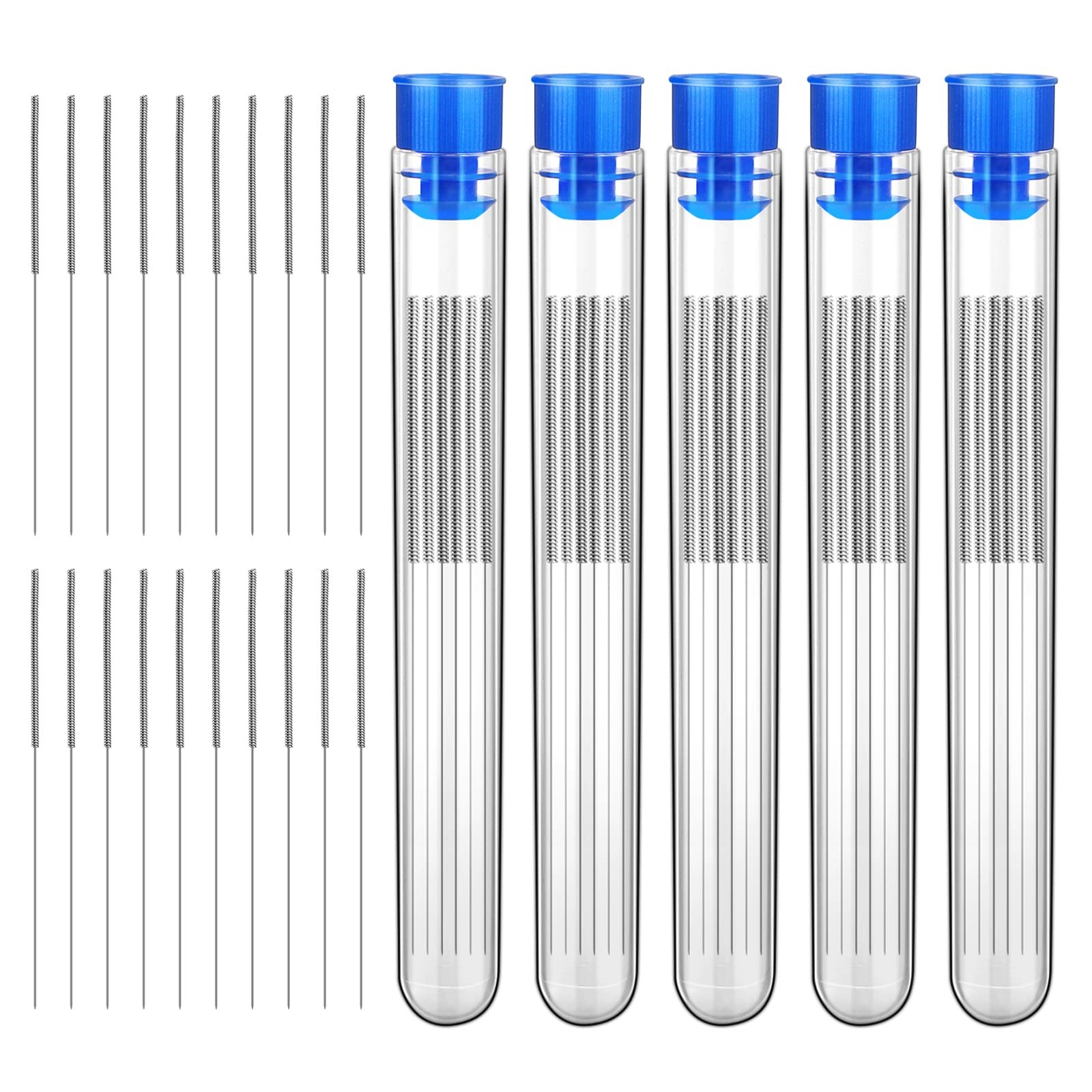 50 Pieces 0.4mm 3D Printer Nozzle Cleaning Kit Stainless Steel Needles