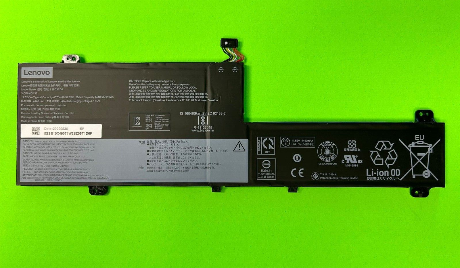 L19D3PD6 Genuine L19L3PD6 L19C3PD6 L19M3PD6 Battery for Lenovo Flex 5-15IIL05 HH