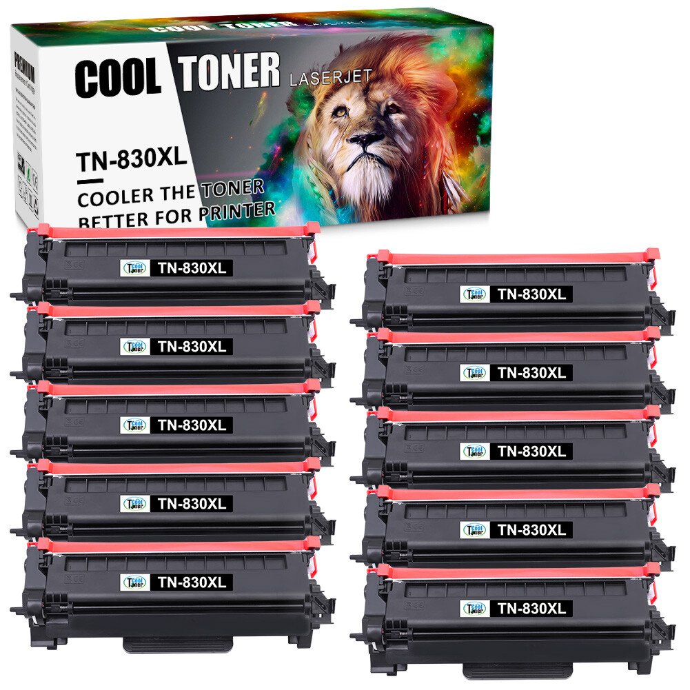 TN830XL High Yield Toner fits for Brother 830 XL HL-L2460DWXL MFC-L2820DW LOT