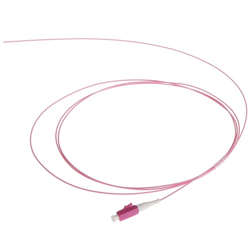 10pcs 1.5m FTTH Simplex MM OM4 LC UPC Fiber Optic Patch Cord Fiber Optic Pigtail