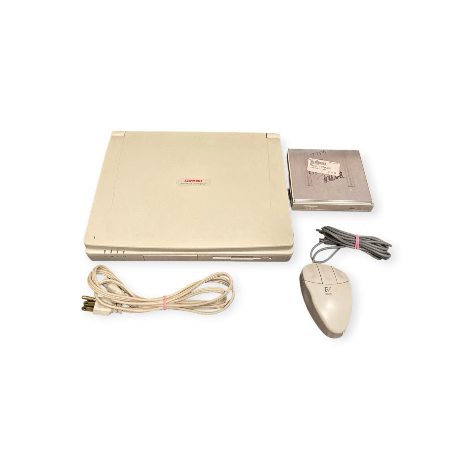 Vintage Compaq Armada 7770DMT Laptop With Removable Drive Tested Working