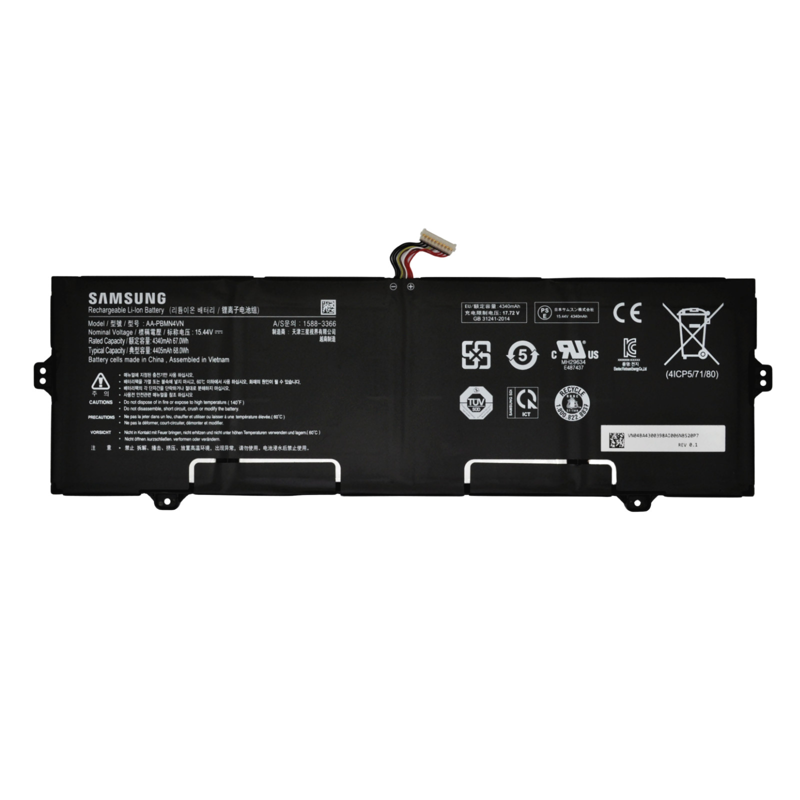 AA-PBMN4VN Genuine battery for Samsung Galaxy Book Pro 360 15 NP950XDB NP950QDB