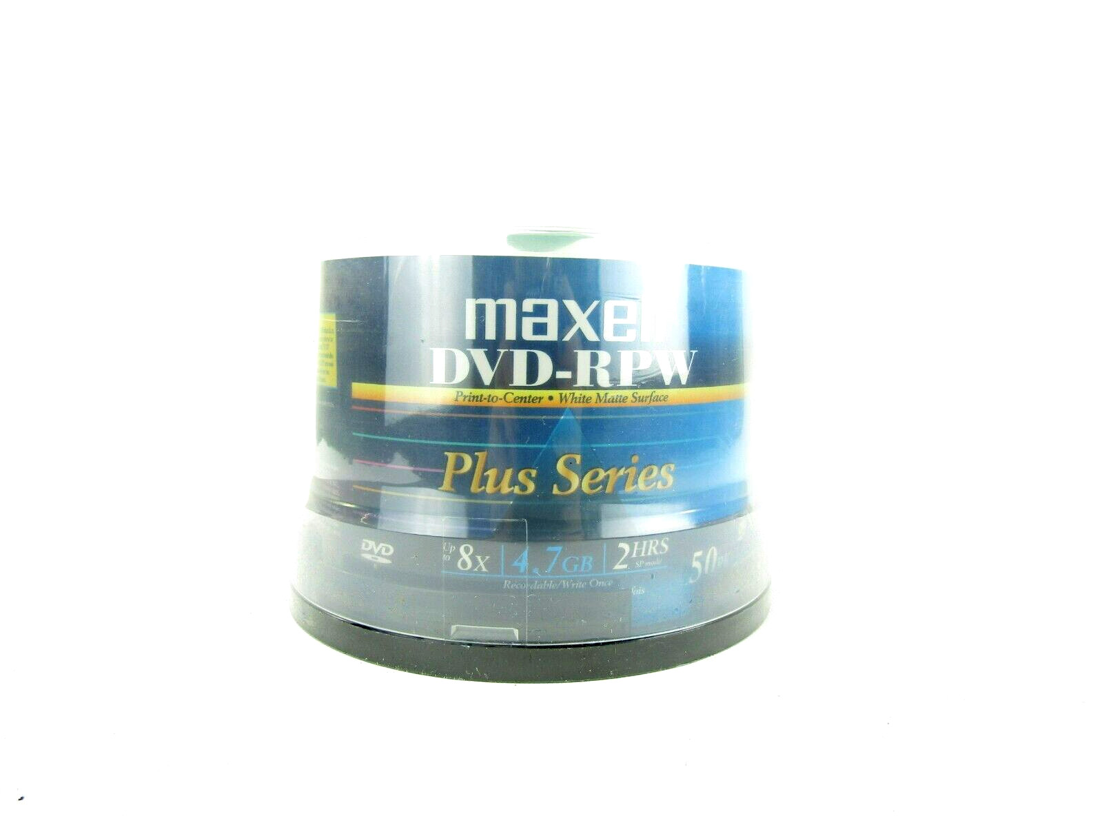50 Pack Maxell DVD-RPW Plus Series Blank Printable Discs