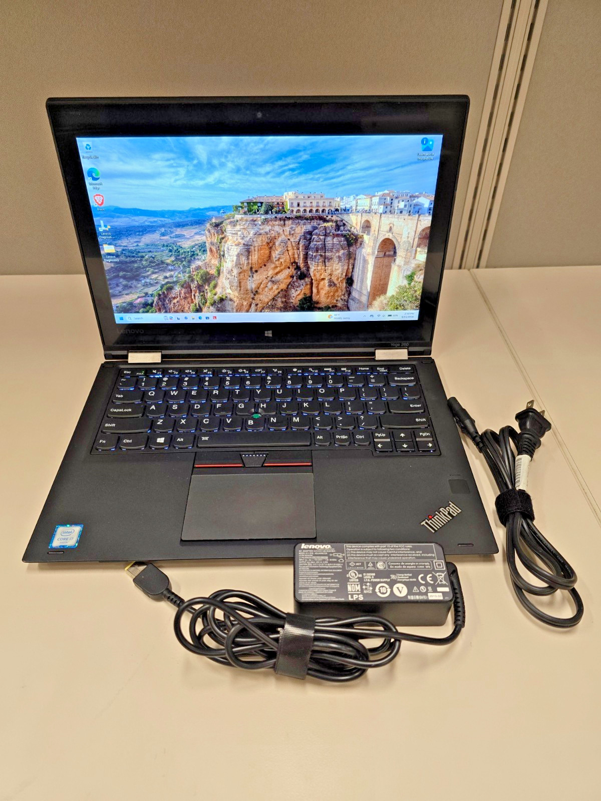 Lenovo ThinkPad Yoga 260 TouchScreen I7-6500U 16GB 512GB W11 O365 *Works Great*