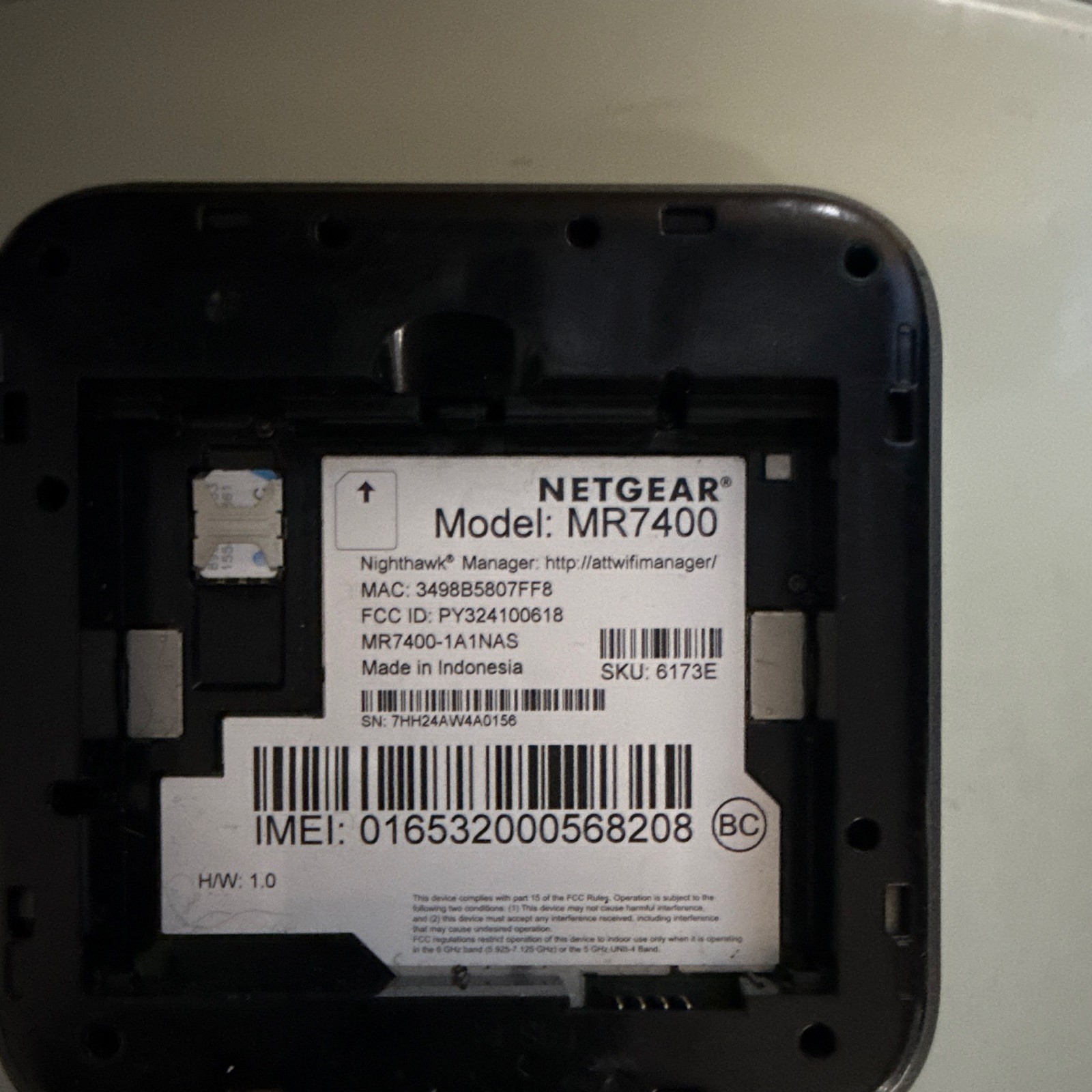 Fair Condition - Netgear Nighthawk M7 Pro MR7400 (AT&T ONLY) - 