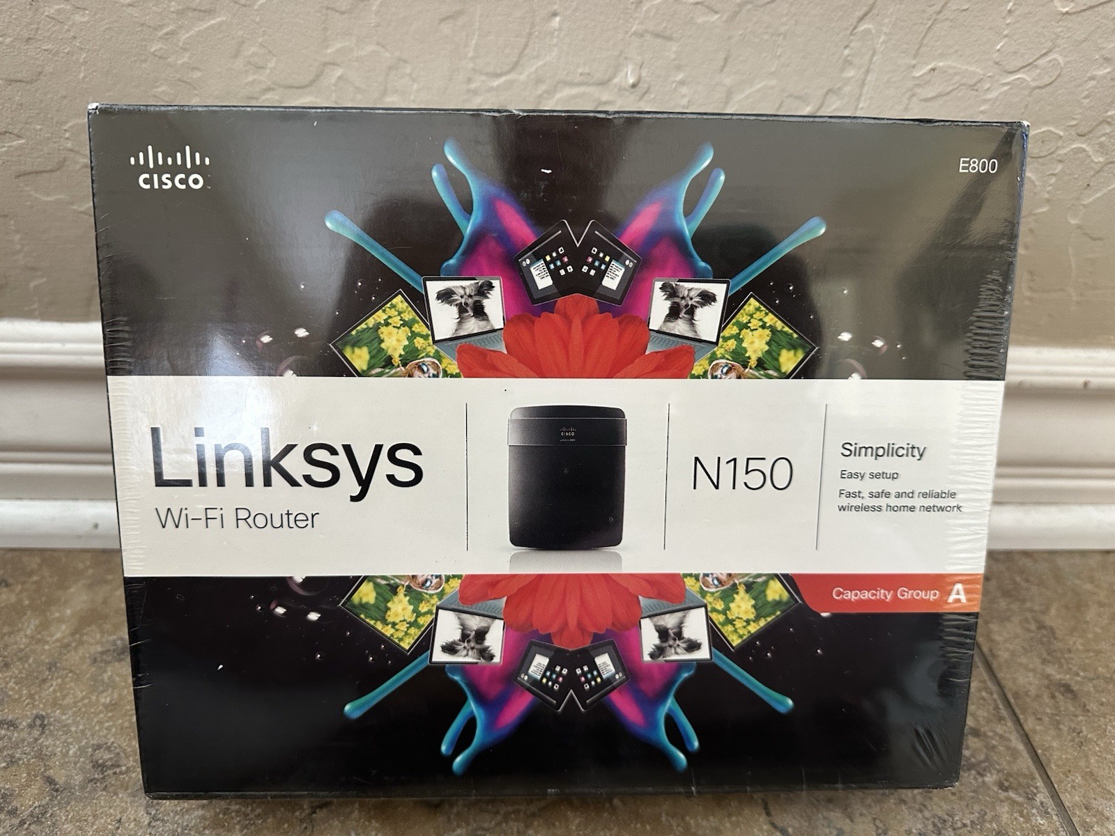 Linksys N150 Wi-Fi Wireless Router (E800) - New In Box - Sealed