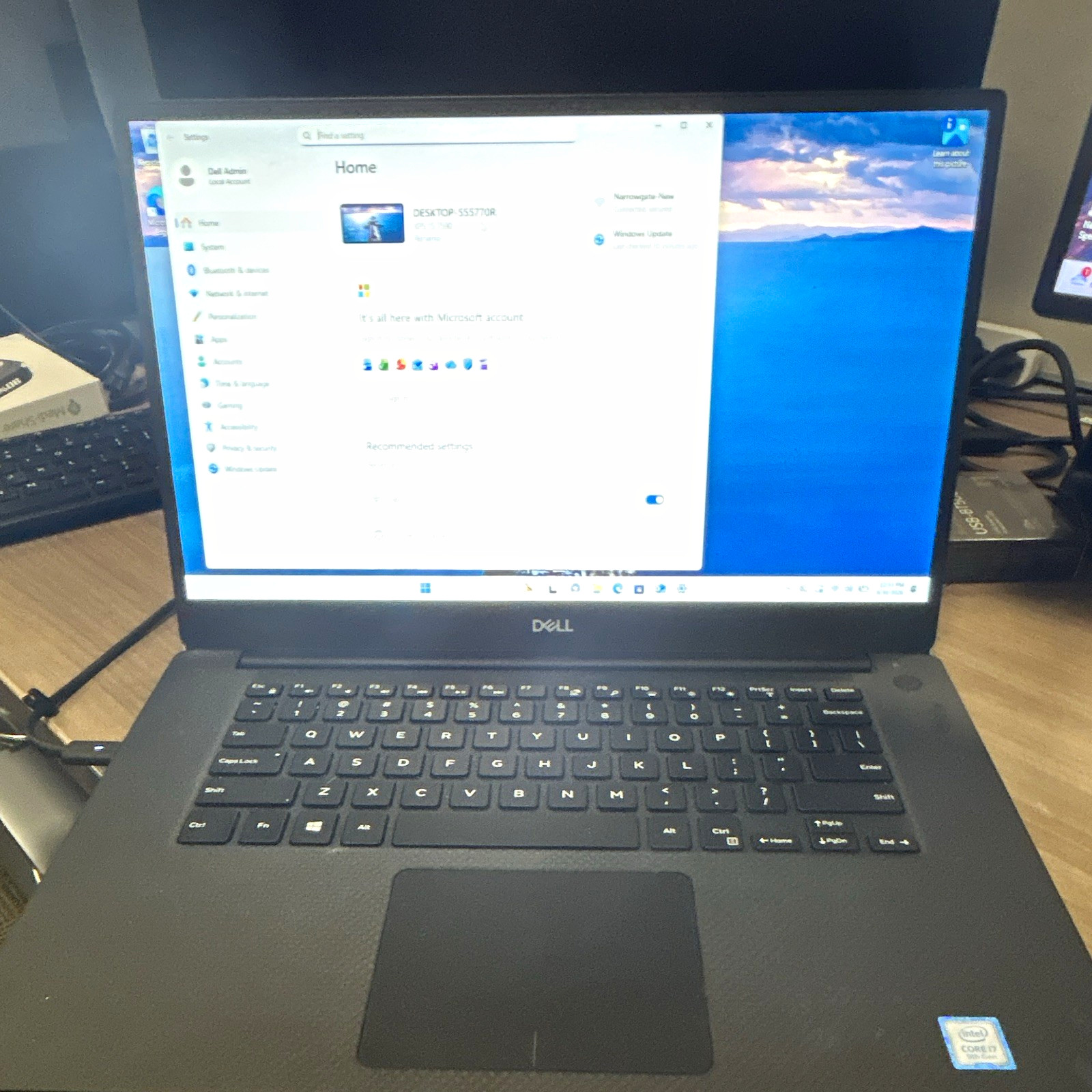 Dell Xps 7590 i7-9750H, 16gb 512gb nvme. NVidia GTX 1650 graphics