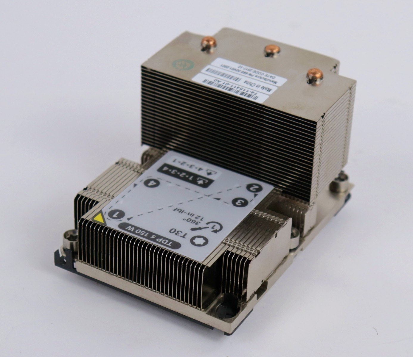 Cisco HX C220 C240 M5 Server CPU LGA3647 150W TDP Heatsink 74-115411-01