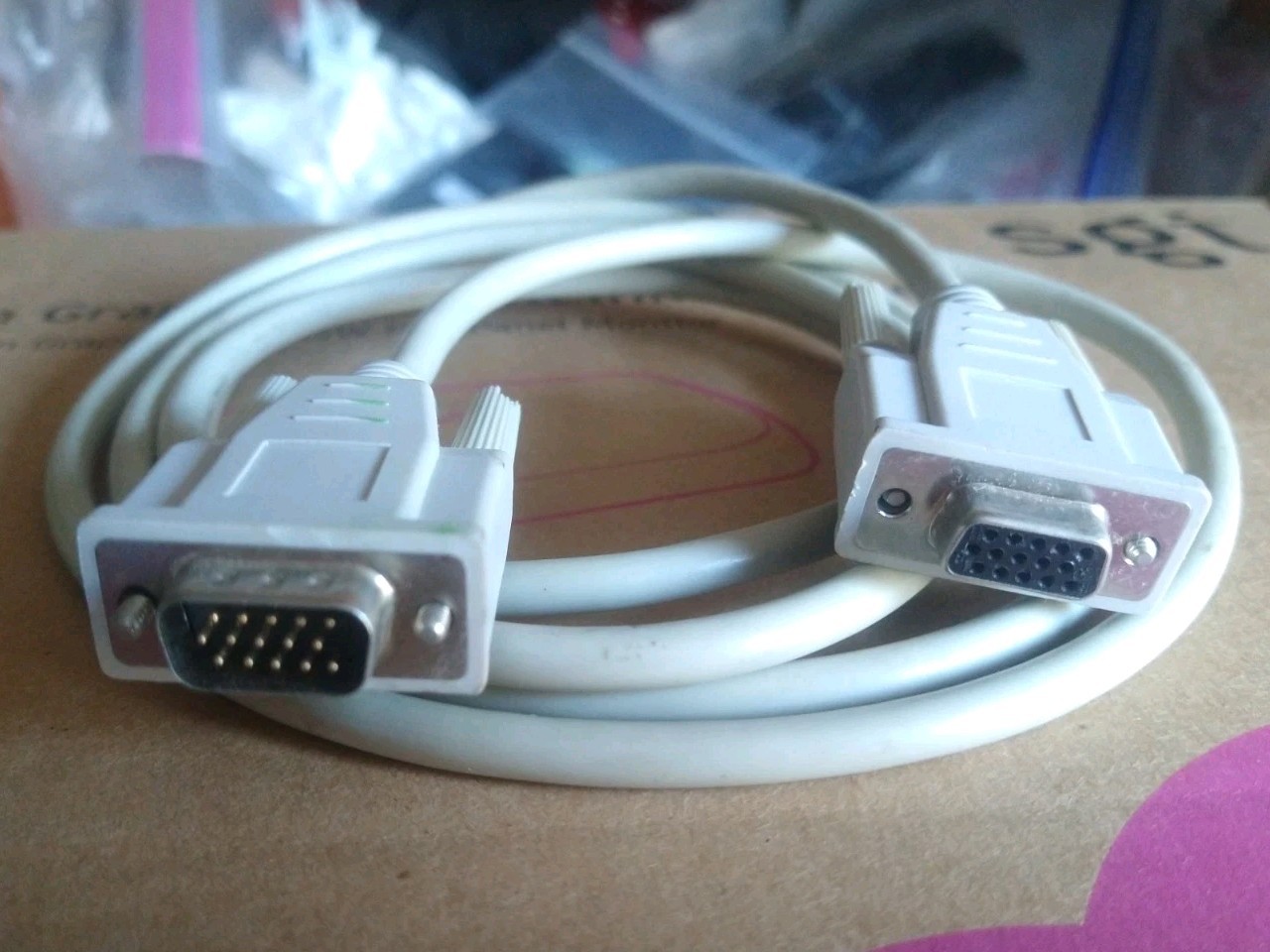 5ft DB9 Male to DB9 Female Cable Extension Cord Computer Wire