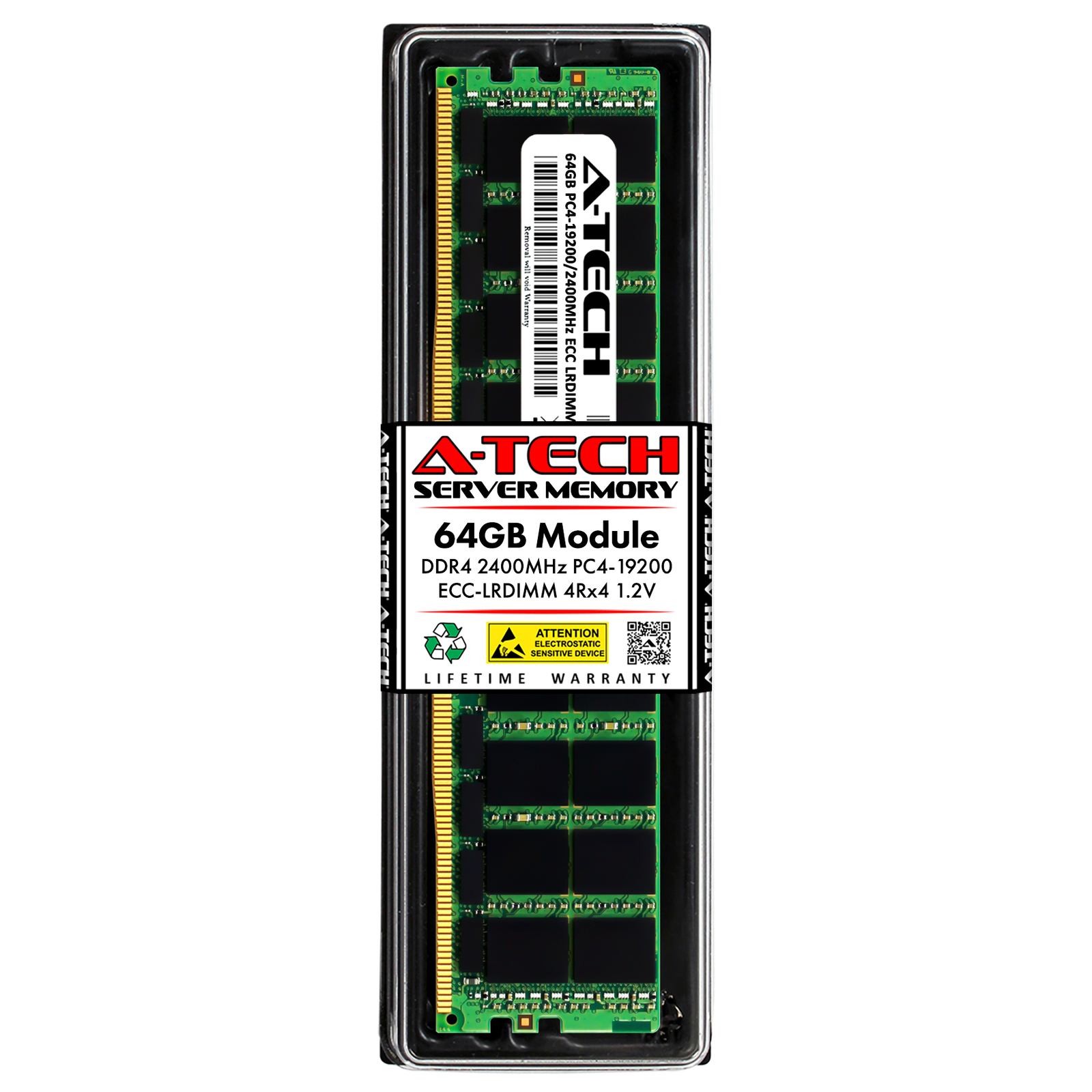64GB DDR4 PC4-19200L LRDIMM Replacement for Fujitsu S26361-F3898-E643 Memory RAM