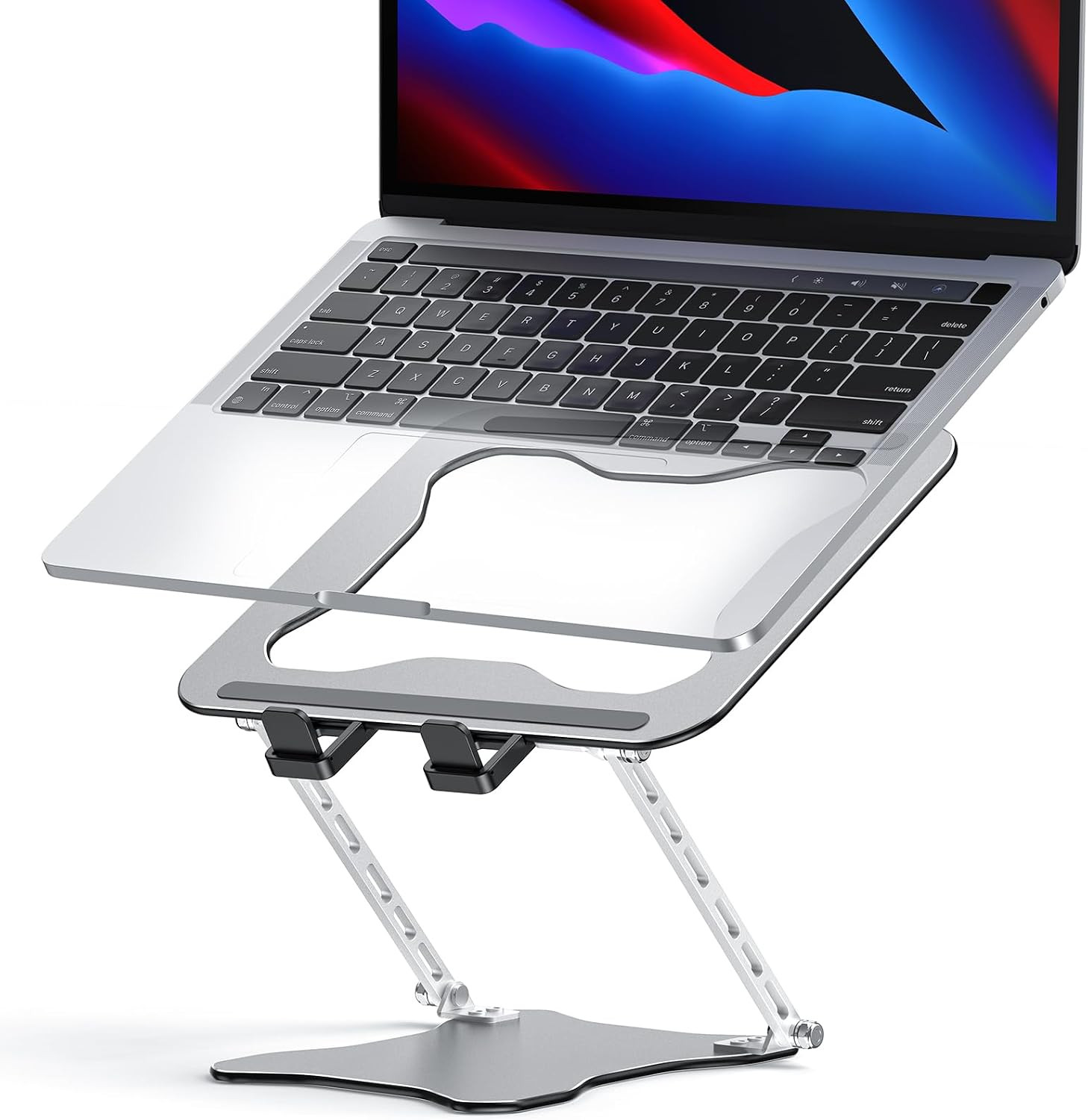 Portable Laptop Stand, Ultra-Slim Height Adjustable Laptop Riser